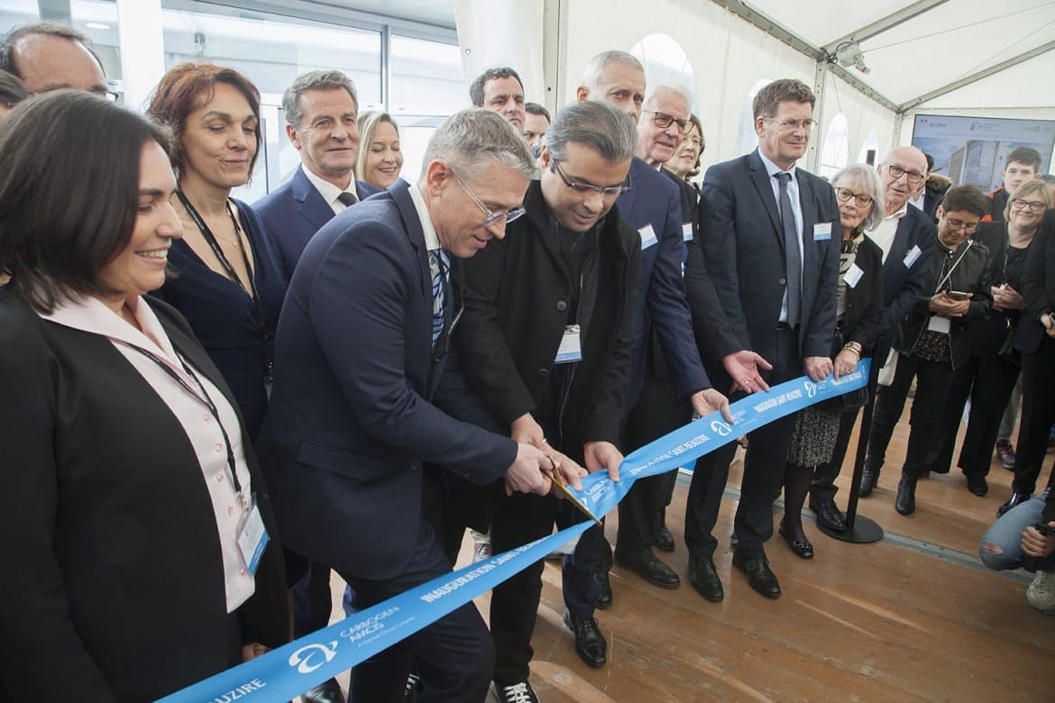 Inauguration de la nouvelle unité de production de Carbogen AMCIS au Biopôle Clermont-Limagne.