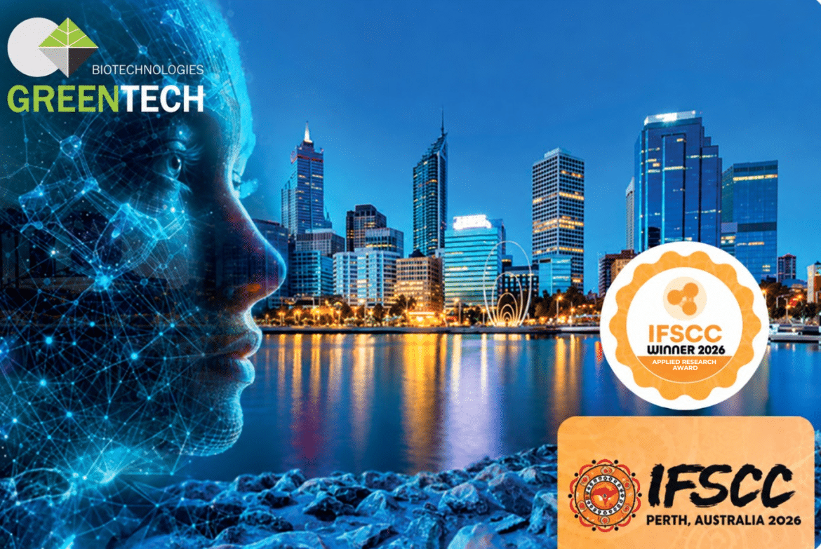 Neurocosmétique : Greentech remporte le Grand Prix IFSCC 2026 de la Recherche Appliquée.